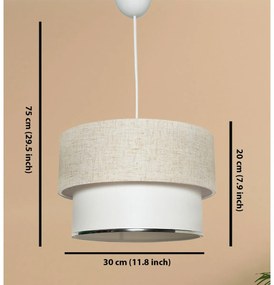 Żyrandol wiszący Corbeu - Cream