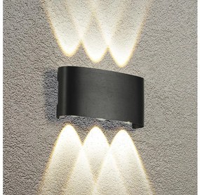 Brilagi - zewnętrzny kinkiet LED FLAREBOX LED/6W/230V czarny IP65
