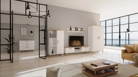 Komoda DENVER 100 biała/hikora KOCOT MEBLE