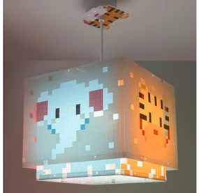 Dalber 63372 - Żyrandol dziecięcy LITTLE PIXEL 1xE27/15W/230V