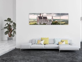 Obraz - Zamek na skałach (170x50 cm)