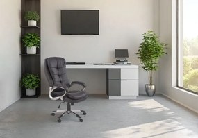Gabinetowy czarny fotel obrotowy G2-A97