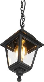 Klasyczna lampa wisząca zewnętrzna czarna IP44 - Capital