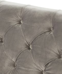Sofa Velvet Elite grey 3-os.