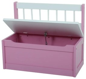 Różowa ławka dziecięca – Deco Pleasure