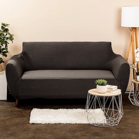 4Home Multielastyczny pokrowiec na kanapę 2-osobową Comfort Plus brązowy, 140 - 180 cm, 140 - 180 cm