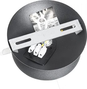 Lampa sufitowa art deco czarna ze złotym szkłem - Pallon