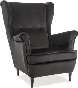 Elegancki tapicerowany fotel Lord Velvet