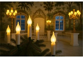 Łańcuch świetlny Plamen biały, 16 żarówek LEDFilament, podstawowy