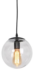 Nowoczesna lampa wisząca szara 20 cm - Pallon Nowoczesny Oswietlenie wewnetrzne
