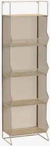 Regał Magazynowy 30x105 Cm Z Żelaza I Mdf Antxo Kremowa Tapioca - Sklum