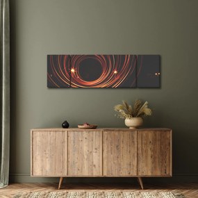 Obraz abstrakcyjnych linii (170x50 cm)