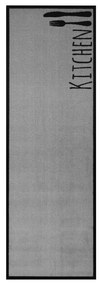 Szary chodnik Zala Living Cook & Clean Kitchen Cutlery, 50x150 cm