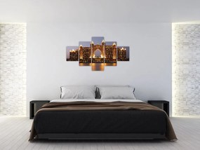 Obraz budowy w Dubaju (125x70 cm)