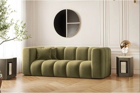 Sofa modułowa dwuosobowa Grand, tkanina Salvador, Oliwkowy