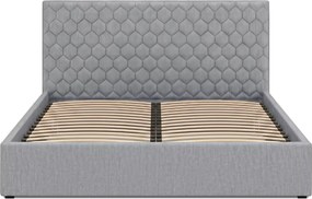 Łóżko F-Line Creatina 120x200, Monolith 84 Popielaty