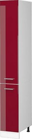 Szafka aptekarska czerwony połysk 30x57.2x206.8 r-line