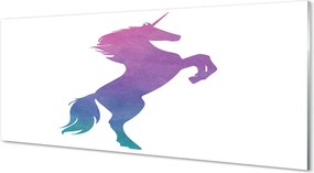 Szkło do Kuchni na Ścianę Ilustracja Baśniowego Jednorożca