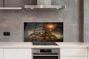 Panel nad Blat Kuchenny Latarnia i Statek w Obłokach