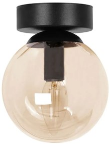 Bursztynowa szklana nowoczesna lampa sufitowa - A687 A7-T35