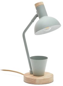 Miętowa lampa stołowa z metalowym kloszem (wys. 37 cm) Katia – Kave Home