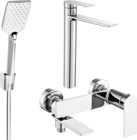 Mexen Zero R62 zestaw wannowy, chrom - 71113R62-00