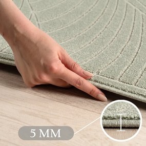 Dywan uniwersalny Nova 3D Listki oliwkowy 160 cm x 230 cm
