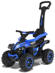 Baby Mix Odpychacz dziecięcy Mega z drążkiem, niebieski