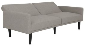 Jasnoszara sofa rozkładana 198 cm – Støraa