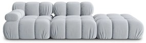 Jasnoniebieska aksamitna sofa 282 cm Bellis – Micadoni Home
