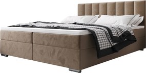 BEDANTE Łóżko kontynentalne ZILANO2 140x200 Itaka 48 Jasny brąz