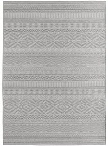 Dywan zewnętrzny Desert Paseczki szary 80 cm x 150 cm