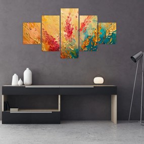 Obraz - Malowanie pola (125x70 cm)