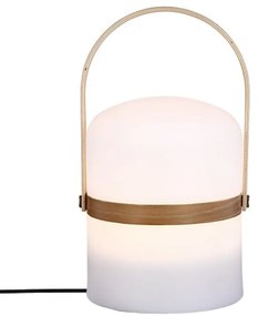 Lampa zewnętrzna z uchwytem KIARA 26,5 cm, biała