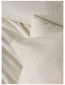Beżowa pościel jednoosobowa z bawełny renforcé 140x200 cm Checkered – Mila Home Luxury