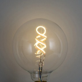 Zestaw 5 Inteligentne ściemnialne żarówki LED E27 G125 RGBW 4W 250lm 2700K