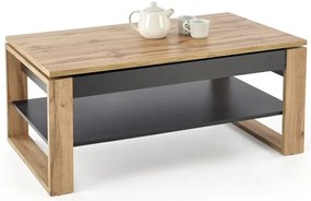 Ława podnoszona BETTY 114x65(92)cm dąb artisan/czarna HALMAR
