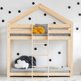 Łóżko piętrowe MILA DMP 70x140 sosna