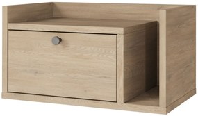 Szafka nocna wisząca z szufladą dąb cremona E9-S96