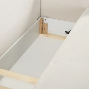 Masseno Sofa ARNO z funkcją spania i pojemnikiem na pościel, Rozkładana sofa - Beżowy, SORRISO 6