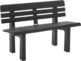 Ławka ogrodowa GENZIANA, 110x52x71cm, antracytowa I.P.A.E-Progarden