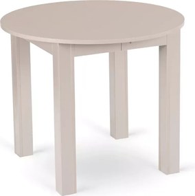 Okrągły stół rozkładany Confetti do jadalni i salonu, blat laminowany