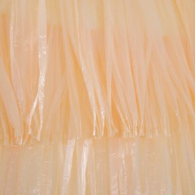 Outsunny Parasol Hawajski Beżowy Ø160 cm Parasol Plażowy Ogrodowy Imprezowy Wielokolorowy Stylowy Ochrona przed Słońcem | Aosom PL