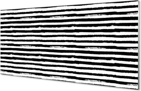 Szkło do Kuchni na Ścianę Nieregularny Wzór Zebry