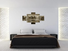 Obraz - Złote Miasto (125x70 cm)