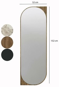 Lustro Livi Walnut 52 x 152 cm