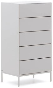 Biała wysoka komoda 60x114 cm Vedrana – Kave Home