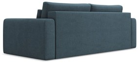 Niebieska rozkładana/ze schowkiem sofa 238 cm Kapua – Makamii