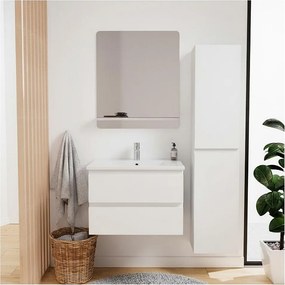 Zestaw zlewozmywakowy 60 cm + bateria + lustro + kolumna SORRENTO