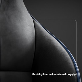 Fotel gamingowy materiałowy Diablo X-One 2.0 Normal Size, Night Blue